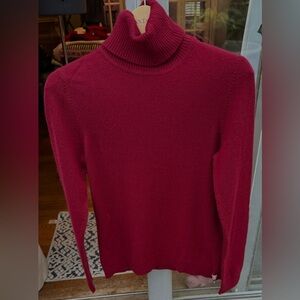 Ann Taylor Long Sleeve Turtleneck 100 Percent Cashmere Sweater in Sz small